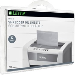 Olie voor papiervernietiger sheet Leitz IQ 12vel 12 Stuk