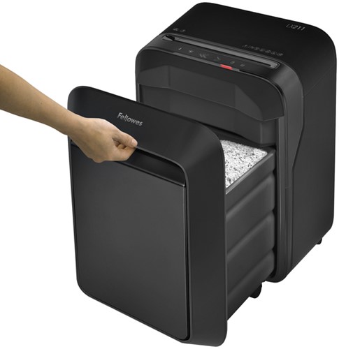 Papiervernietiger Fellowes LX211 2x12mm zwart 1 Stuk-3