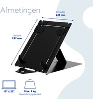 Laptopstandaard R-Go Riser DUO-2