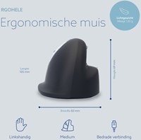 Muis R-Go Ergonomisch HE Break Draad Links M 1 Stuk-2