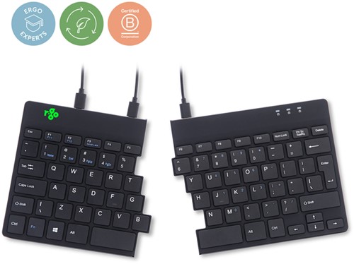 Toetsenbord R-Go Ergonomisch Split Break QWERTY 1 Stuk