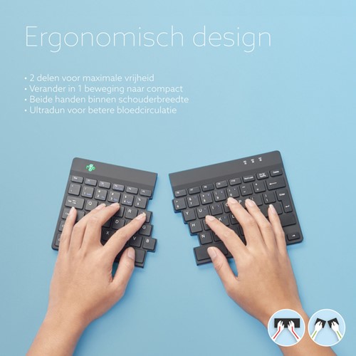 Toetsenbord R-Go Ergonomisch Split Break QWERTY 1 Stuk-2