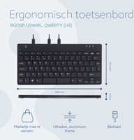 Toetsenbord R-Go Ergonomisch Split Break QWERTY 1 Stuk-2