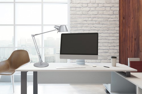 Bureaulamp MAUL Rock LED voet zilvergrijs 1 Stuk-3