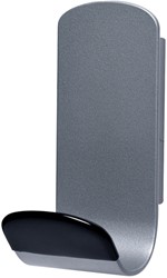 Kapstokhaak Unilux magneet Steely 1 haak grijs 1 Stuk