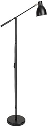 Vloerlamp MAUL Finja hg 138cm arm 30cm zwart 1 Stuk