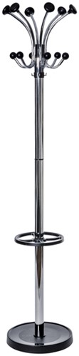 Kapstok MAUL Nebula stnd 176cm 20 haken chroom 1 Stuk