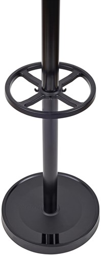 Kapstok MAUL Grando stnd 175cm 16 haken zw RAL9004 1 Stuk-3