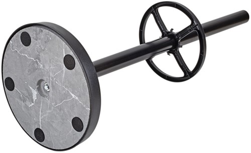 Kapstok MAUL Grando stnd 175cm 16 haken zw RAL9004 1 Stuk-2