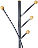 Kapstok MAUL Aura stnd 180cm 4 haken zw 1 Stuk-3