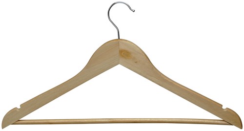 Kledinghanger MAUL hout 450x220mm beuken 8 stuks 8 Stuk