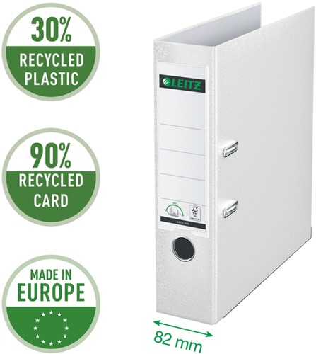 Ordner Leitz 1010 180° 80mm PP A4 wit 1 Stuk-3