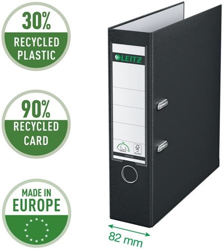 Ordner Leitz 180° 80mm PP A4 zwart 1 Stuk-3