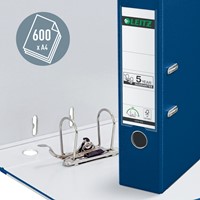 Ordner Leitz 1010 180° 80mm PP A4 blauw 1 Stuk-1