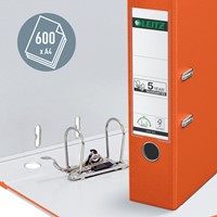 Ordner Leitz 1010 180° 80mm PP A4 oranje 1 Stuk-1
