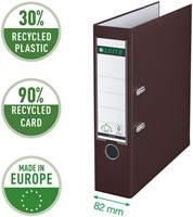 Ordner Leitz 1010 180° 80mm PP A4 bruin 1 Stuk-3