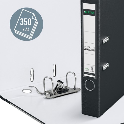 Ordner Leitz 1015 180° 52mm PP A4 zwart 1 Stuk-1