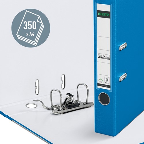 Ordner Leitz 1015 180° 50mm PP A4 lichtblauw 1 Stuk-1