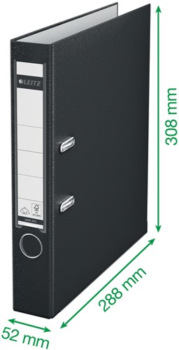 Ordner Leitz 1015 180° 50mm PP A4 bruin 1 Stuk-4