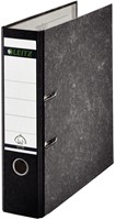 Ordner Leitz 1082 180° 80mm karton folio zwart 1 Stuk