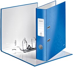 Ordner Leitz Wow 180° gelamineerd 80mm A4 blauw 1 Stuk