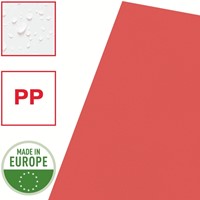 L-map Esselte standaard A4 0.11mm PP rood 100 Stuk-2