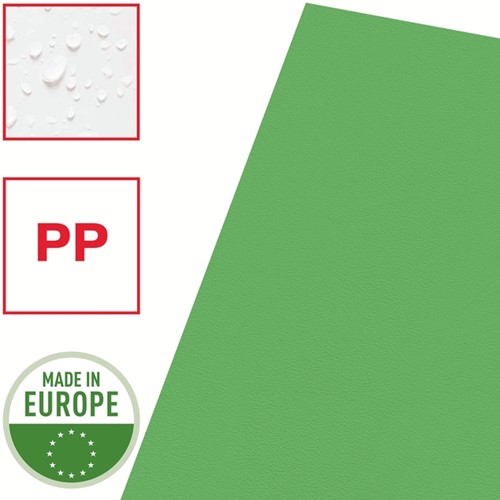 L-map Esselte standaard A4 0.11mm PP groen 100 Stuk-2