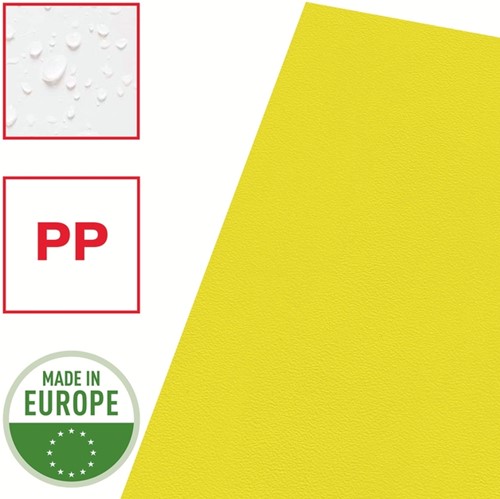 L-map Esselte standaard A4 0.11mm PP geel 100 Stuk-10