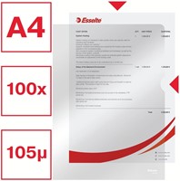 L-map Esselte standaard copy safe PP A4 glashelder 100 Stuk-8