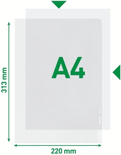 L-map Leitz Premium PP A4 transparant 100 Stuk-7