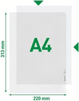 L-map Leitz Premium copy safe PP A4 transparant 100 Stuk-9