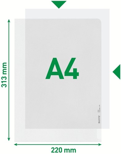 L-map Leitz Premium copy safe PP A4 transparant 100 Stuk-9