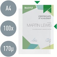 L-map Leitz Premium copy safe PP A4 transparant 100 Stuk-1