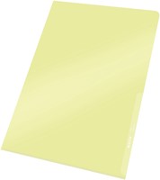 L-map Leitz Premium copy safe PVC A4 geel 100st 100 Stuk-4