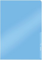 L-map Leitz Premium lasnaad copy safe PVC A4 blauw 100 Stuk
