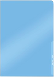 L-map Leitz Premium lasnaad copy safe PVC A4 blauw 100 Stuk