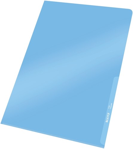 L-map Leitz Premium lasnaad copy safe PVC A4 blauw 100 Stuk-2