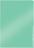 L-map Leitz Premium copy safe PVC A4 groen 100 Stuk