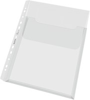 Harmonica showtas Leitz klep PP A4  glashelder 5 Stuk