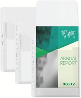 Harmonica showtas Leitz klep PP A4  glashelder 5 Stuk-1