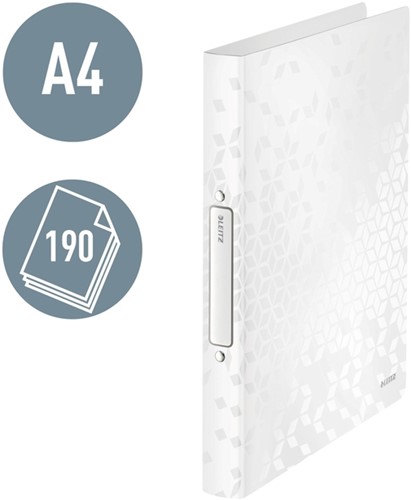 Ringband Leitz WOW A4 2-rings O-mech 25mm PP wit 1 Stuk-3