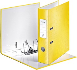 Ordner Leitz Wow 180° gelamineerd 80mm A4 geel 1 Stuk