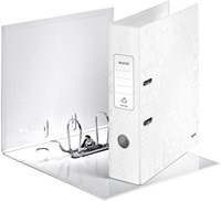 Ordner Leitz Wow 180° gelamineerd 80mm A4 wit 1 Stuk