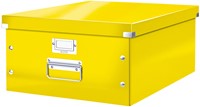 Opbergdoos Leitz Click & Store WOW groot 369x200x482mm geel