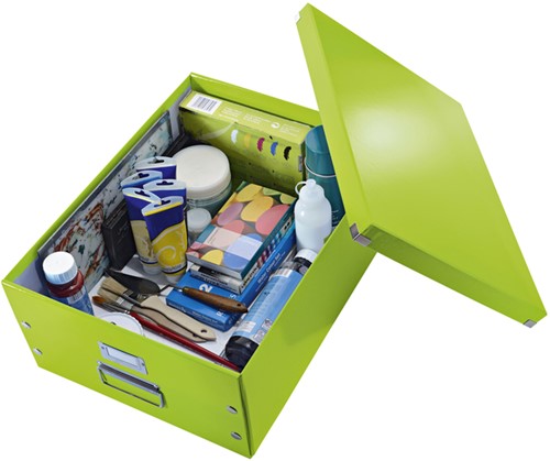 Opbergdoos Leitz Click & Store WOW groot 369x200x482mm groen-2