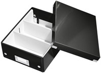 Sorteerbox Leitz WOW Click & Store 220x100x282mm gerecycled karton zwart-2