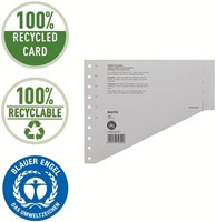 SCHEIDINGSBLADEN LEITZ 1651 KARTON A4 200GR GRIJS 100 Stuk-2