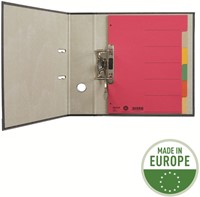 Tabbladen Leitz 4350 A4 4r karton 6dlg grijs 1 Stuk-9