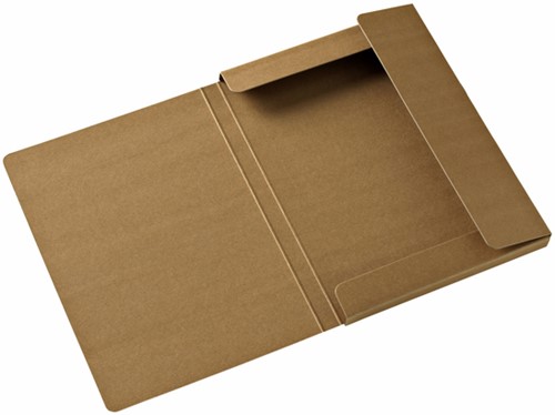 Elastobox Kraft Line A4 3 kleppen br 1 Stuk-2