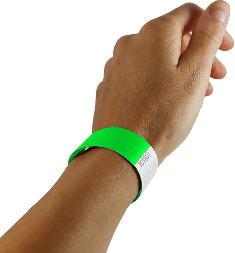 Polsband Combicraft Tyvek groen 100 stuks-3